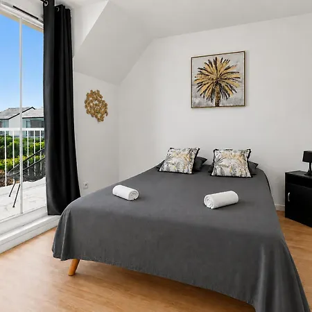 Apartmán T3 Cosy, Jardin & Parking, Plages Du Debarquement *