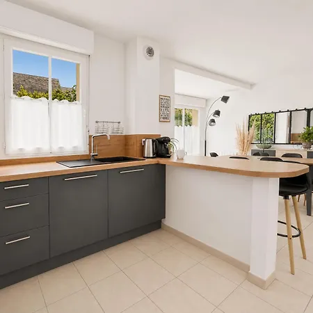 Appartement T3 Cosy, Jardin & Parking, Plages Du Debarquement